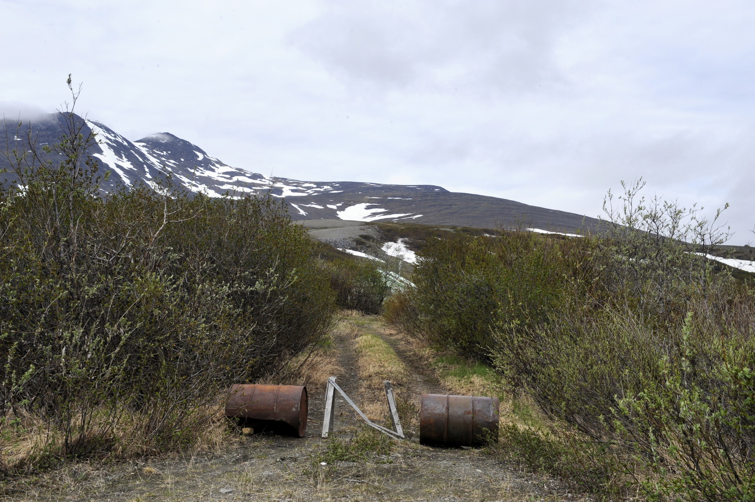 Dolph Kessler - Roadblocks in Alaska, 2011 