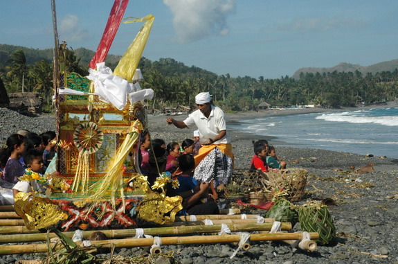 Dolph Kessler - Bali - ceremonie - vissers - buffelraces - 2005 